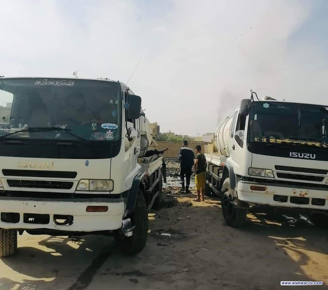 إستعدادا لموسم الامطار، مجاري ذي قار تجري صيانة لخطوط النقل الرئيسية